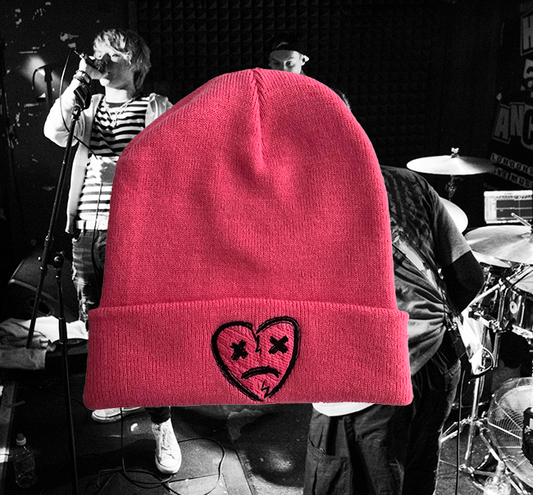 Legendary Broken Heart Pink Beanie